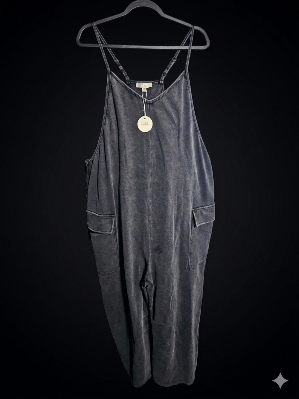 Oddi Ash Black Jumpsuit